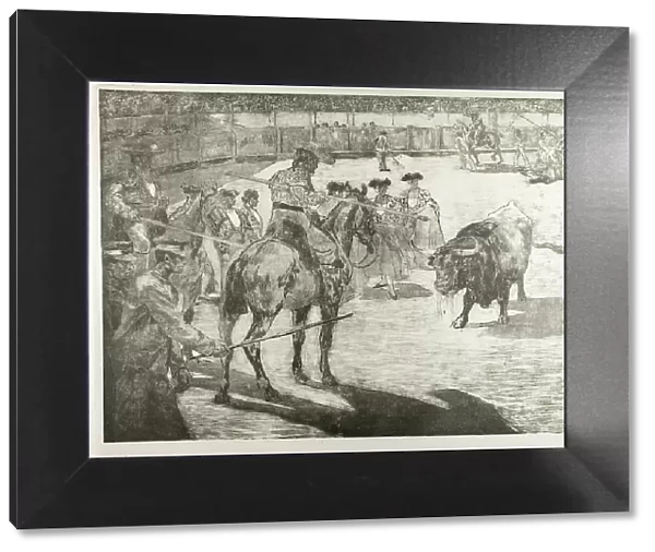 Bull-Fight, 1897. Creator: Alexandre Lunois