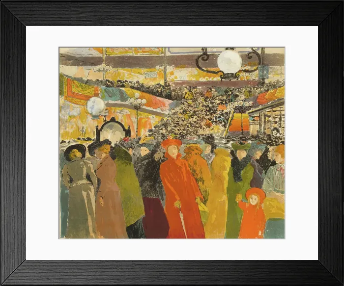 Framed Print : Le magazin de nouveautes, 1902. Creator: Alexandre Lunois Framed Print : Le magazin de nouveautes, 1902. Creator: Alexandre Lunois