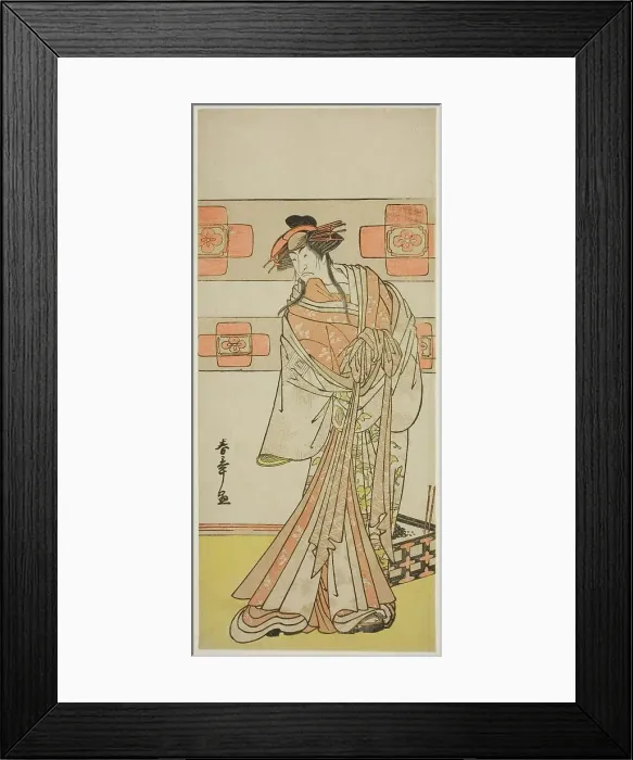 Framed Print : The Actor Ichikawa Monnosuke II as the Ghost of the Renegade Monk Seigen in the Play... c. 1783. Creator: Shunsho Framed Print : The Actor Ichikawa Monnosuke II as the Ghost of the Renegade Monk Seigen in the Play... c. 1783. Creator: Shunsho