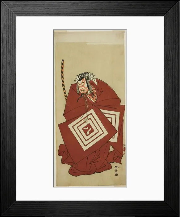 Framed Print : The Actor Ichikawa Yaozo II as Hachio-maru Aratora in the Play Chigo Sakura Jusan Kane...c. 1774. Creator: Shunsho Framed Print : The Actor Ichikawa Yaozo II as Hachio-maru Aratora in the Play Chigo Sakura Jusan Kane...c. 1774. Creator: Shunsho