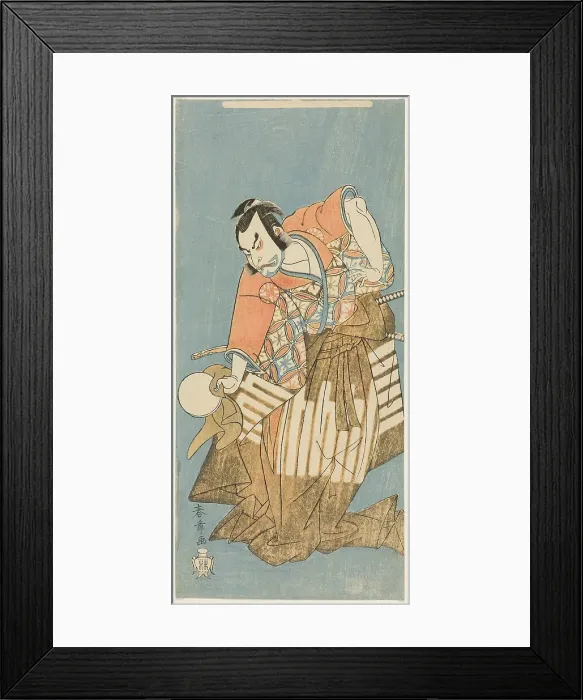 Framed Print : The Actor Nakamura Nakazo I as Osada no Taro in the play Ima o Sakari Suehiro Genji... c. 1768. Creator: Shunsho. The Actor Nakamura Nakazo I as Osada no Taro in the play Ima o Sakari Suehiro Genji... c. 1768. Creator: Shunsho Framed Print : The Actor Nakamura Nakazo I as Osada no Taro in the play Ima o Sakari Suehiro Genji... c. 1768. Creator: Shunsho. The Actor Nakamura Nakazo I as Osada no Taro in the play Ima o Sakari Suehiro Genji... c. 1768. Creator: Shunsho