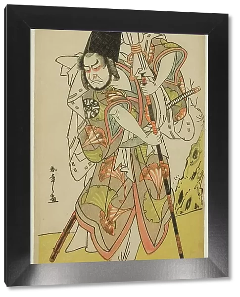 The Actor Nakamura Nakazo I as Katsuhei, Servant of a Princely Family, in the Play Uta... c. 1779. Creator: Shunsho