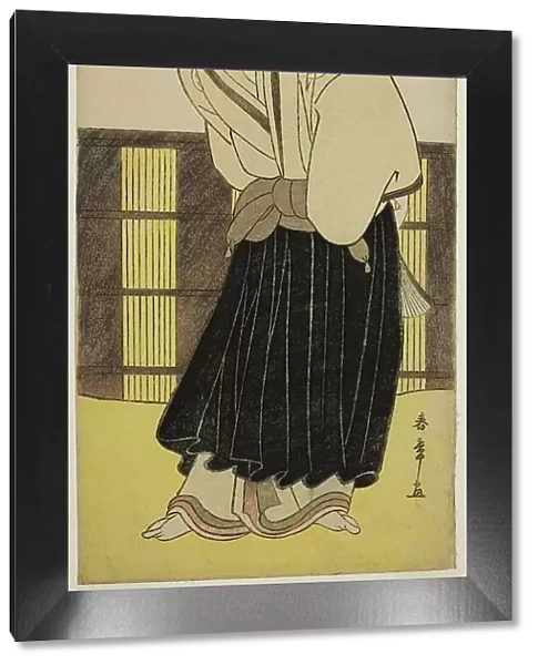 The Actor Otani Hiroji III as the Monk Izayoibo in the Play Keisei Katabira ga Tsuji... c. 1783. Creator: Shunsho