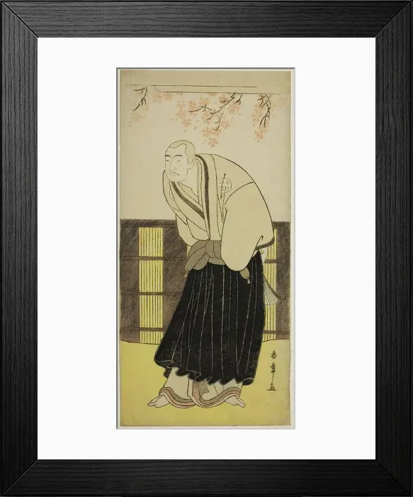 Framed Print : The Actor Otani Hiroji III as the Monk Izayoibo in the Play Keisei Katabira ga Tsuji... c. 1783. Creator: Shunsho Framed Print : The Actor Otani Hiroji III as the Monk Izayoibo in the Play Keisei Katabira ga Tsuji... c. 1783. Creator: Shunsho