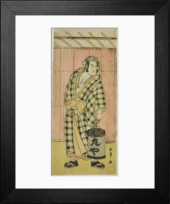 Framed Print : The Actor Otani Hiroji III as Maruya Gorohachi in the Play Kotobuki Banzei Soga... c. 1783. Creator: Shunsho Framed Print : The Actor Otani Hiroji III as Maruya Gorohachi in the Play Kotobuki Banzei Soga... c. 1783. Creator: Shunsho