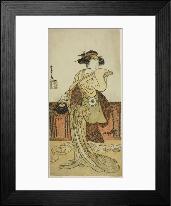Framed Print : The Actor Iwai Hanshiro IV as Tsukisayo in the Play Gohiiki Nenne Soga, Performed... c. 1779. Creator: Shunsho Framed Print : The Actor Iwai Hanshiro IV as Tsukisayo in the Play Gohiiki Nenne Soga, Performed... c. 1779. Creator: Shunsho