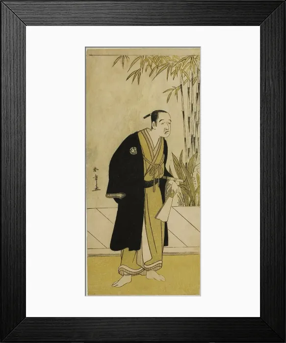 Framed Print : The Actor Otani Tomoemon I as Kajino Choan (?) in the Play Hono Nitta Daimyojin (?)... c. 1777. Creator: Shunsho Framed Print : The Actor Otani Tomoemon I as Kajino Choan (?) in the Play Hono Nitta Daimyojin (?)... c. 1777. Creator: Shunsho