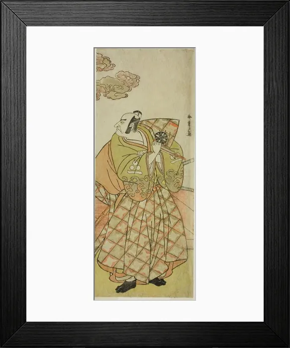 Framed Print : The Actor Nakamura Nakazo I as Watanabe no Tsuna in the Play Shitenno Tonoi no... c. 1781. Creator: Shunsho Framed Print : The Actor Nakamura Nakazo I as Watanabe no Tsuna in the Play Shitenno Tonoi no... c. 1781. Creator: Shunsho