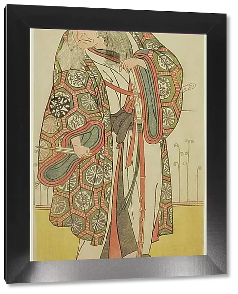 The Actor Nakamura Nakazo I as the Sword Master Takuma Genryu (?) in the Play Edo no... c. 1789. Creator: Shunsho