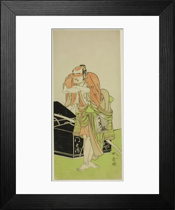 Framed Print : The Actor Otani Tomoemon I as Kawatabiya Mombei in the Play Oyoroi Ebido Shinozuka... c. 1772. Creator: Shunsho Framed Print : The Actor Otani Tomoemon I as Kawatabiya Mombei in the Play Oyoroi Ebido Shinozuka... c. 1772. Creator: Shunsho