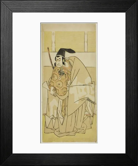 Framed Print : The Actor Nakamura Nakazo I as Ko no Moronao in the Play Kanadehon Chushingura... c. 1779. Creator: Shunsho Framed Print : The Actor Nakamura Nakazo I as Ko no Moronao in the Play Kanadehon Chushingura... c. 1779. Creator: Shunsho