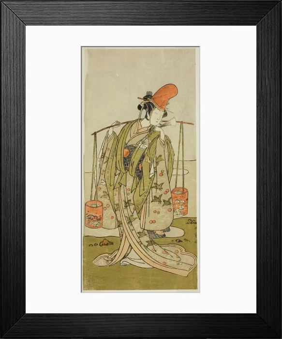 Framed Print : The Actor Segawa Kitsuji III as Murasame in the Play Gohiiki Kanjincho, Performed... c. 1773. Creator: Shunsho Framed Print : The Actor Segawa Kitsuji III as Murasame in the Play Gohiiki Kanjincho, Performed... c. 1773. Creator: Shunsho