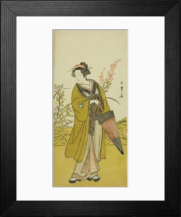 Framed Print : The Actor Otani Tomoemon I as Otsuma in the Play Kabuki no Hana Bandai Soga, Performed... c. 1781. Creator: Shunsho Framed Print : The Actor Otani Tomoemon I as Otsuma in the Play Kabuki no Hana Bandai Soga, Performed... c. 1781. Creator: Shunsho