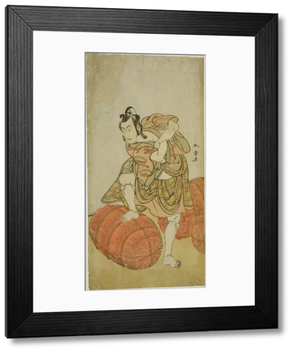 Framed Print : The Actor Matsumoto Koshiro IV as Matsuo-maru in the Play Sugawara Denju Tenarai... c. 1779. Creator: Shunsho Framed Print : The Actor Matsumoto Koshiro IV as Matsuo-maru in the Play Sugawara Denju Tenarai... c. 1779. Creator: Shunsho