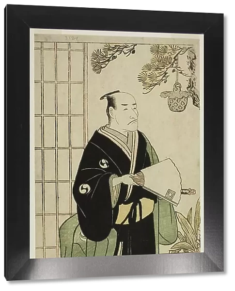 The Actor Ichikawa Danjuro V as Oboshi Yuranosuke in the Play Kanadehon Chushingura... c. 1783. Creator: Shunsho