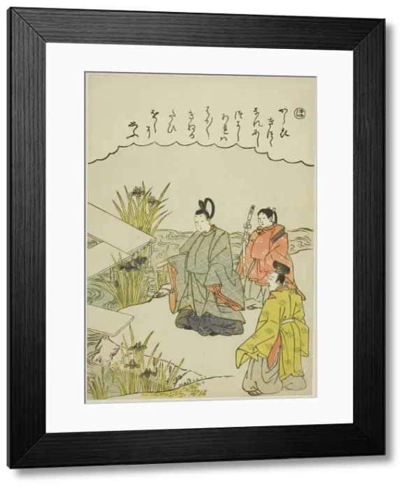 Framed Print : Ho: in Mikawa Province, from the series Tales of Ise in Fashionable... c1772 / 73. Creator: Shunsho. Ho: in Mikawa Province, from the series Tales of Ise in Fashionable... c1772 / 73. Creator: Shunsho Framed Print : Ho: in Mikawa Province, from the series Tales of Ise in Fashionable... c1772 / 73. Creator: Shunsho. Ho: in Mikawa Province, from the series Tales of Ise in Fashionable... c1772 / 73. Creator: Shunsho