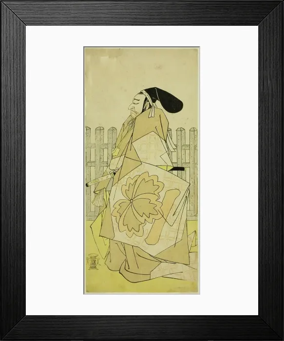 Framed Print : The Actor Nakayama Kojuro VI as Ko no Moronao in the Play Kanadehon Chushingura...c. 1786. Creator: Shunsho Framed Print : The Actor Nakayama Kojuro VI as Ko no Moronao in the Play Kanadehon Chushingura...c. 1786. Creator: Shunsho