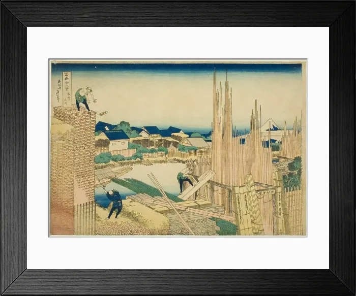 Framed Print : Tatekawa at Honjo (Honjo Tatekawa), from the series Thirty-six Views of Mount Fuji... c. 1830 / 33. Creator: Hokusai. Tatekawa at Honjo (Honjo Tatekawa), from the series Thirty-six Views of Mount Fuji... c. 1830 / 33. Creator: Hokusai Framed Print : Tatekawa at Honjo (Honjo Tatekawa), from the series Thirty-six Views of Mount Fuji... c. 1830 / 33. Creator: Hokusai. Tatekawa at Honjo (Honjo Tatekawa), from the series Thirty-six Views of Mount Fuji... c. 1830 / 33. Creator: Hokusai