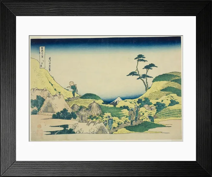 Framed Print : Lower Meguro (Shimo Meguro), from the series Thirty-six Views of Mount Fuji... Japan, c1830 / 33. Creator: Hokusai. Lower Meguro (Shimo Meguro), from the series Thirty-six Views of Mount Fuji... Japan, c1830 / 33. Creator: Hokusai Framed Print : Lower Meguro (Shimo Meguro), from the series Thirty-six Views of Mount Fuji... Japan, c1830 / 33. Creator: Hokusai. Lower Meguro (Shimo Meguro), from the series Thirty-six Views of Mount Fuji... Japan, c1830 / 33. Creator: Hokusai