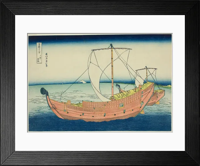 Framed Print : Sea Lane Off Kazusa Province (Kazusa no kairo), from the series Thirty-six Views of... c. 1830 / 33. Creator: Hokusai. Sea Lane Off Kazusa Province (Kazusa no kairo), from the series Thirty-six Views of... c. 1830 / 33. Creator: Hokusai Framed Print : Sea Lane Off Kazusa Province (Kazusa no kairo), from the series Thirty-six Views of... c. 1830 / 33. Creator: Hokusai. Sea Lane Off Kazusa Province (Kazusa no kairo), from the series Thirty-six Views of... c. 1830 / 33. Creator: Hokusai