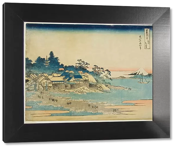 Enoshima in Sagami Province (Soshu Enoshima), from the series 'Thirty-six Views of...c. 1830 / 33. Creator: Hokusai. Enoshima in Sagami Province (Soshu Enoshima), from the series 'Thirty-six Views of...c. 1830 / 33. Creator: Hokusai