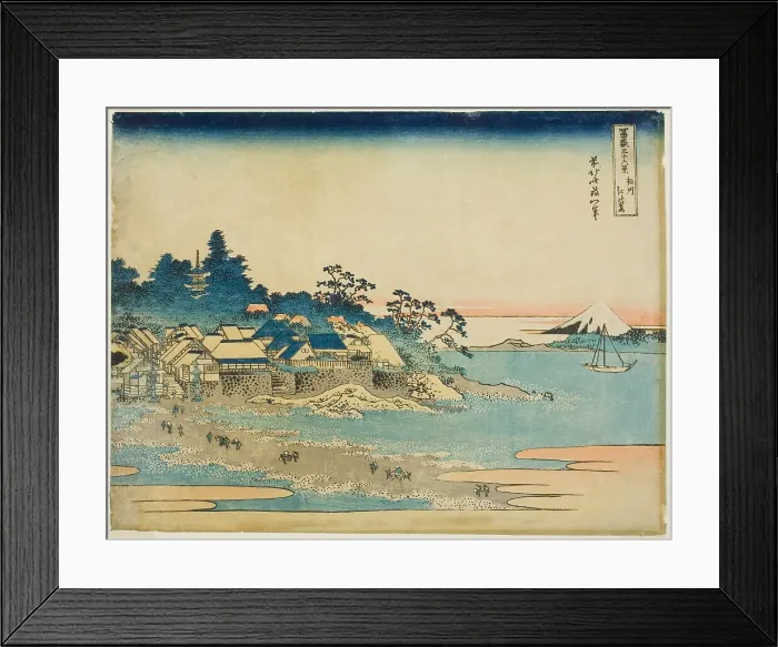 Framed Print : Enoshima in Sagami Province (Soshu Enoshima), from the series Thirty-six Views of...c. 1830 / 33. Creator: Hokusai. Enoshima in Sagami Province (Soshu Enoshima), from the series Thirty-six Views of...c. 1830 / 33. Creator: Hokusai Framed Print : Enoshima in Sagami Province (Soshu Enoshima), from the series Thirty-six Views of...c. 1830 / 33. Creator: Hokusai. Enoshima in Sagami Province (Soshu Enoshima), from the series Thirty-six Views of...c. 1830 / 33. Creator: Hokusai