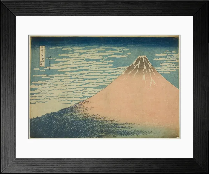 Framed Print : A Mild Breeze on a Fine Day (Gaifu kaisei), from the series Thirty-six Views of Mount... c1830 / 33. Creator: Hokusai. A Mild Breeze on a Fine Day (Gaifu kaisei), from the series Thirty-six Views of Mount... c1830 / 33. Creator: Hokusai Framed Print : A Mild Breeze on a Fine Day (Gaifu kaisei), from the series Thirty-six Views of Mount... c1830 / 33. Creator: Hokusai. A Mild Breeze on a Fine Day (Gaifu kaisei), from the series Thirty-six Views of Mount... c1830 / 33. Creator: Hokusai