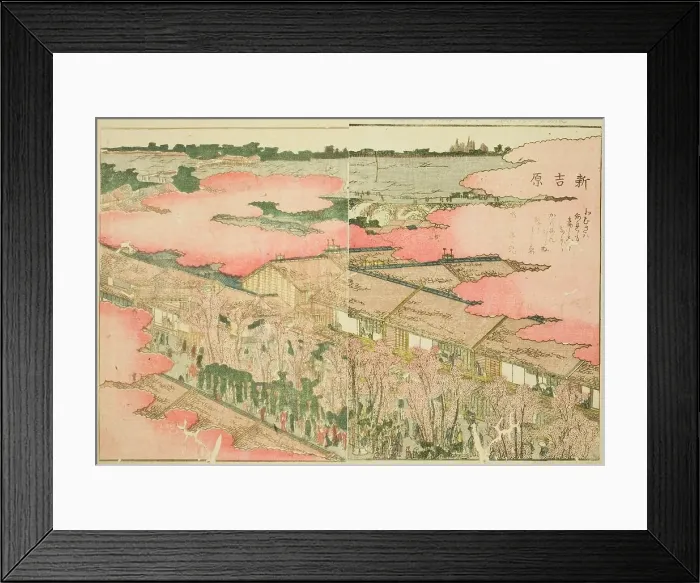 Framed Print : Shin Yoshiwara, from the illustrated book Picture Book of Amusements of the East... c. 1802. Creator: Hokusai. Shin Yoshiwara, from the illustrated book Picture Book of Amusements of the East... c. 1802. Creator: Hokusai Framed Print : Shin Yoshiwara, from the illustrated book Picture Book of Amusements of the East... c. 1802. Creator: Hokusai. Shin Yoshiwara, from the illustrated book Picture Book of Amusements of the East... c. 1802. Creator: Hokusai