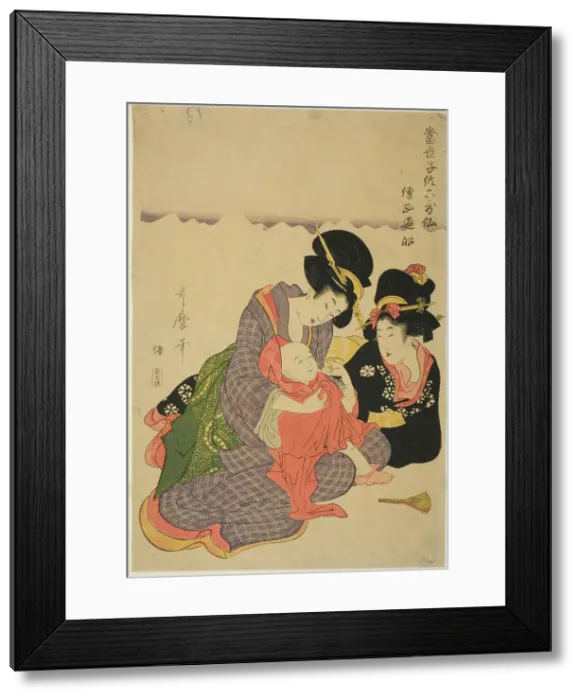 Framed Print : The Poet Sojo Henjo, from the series Modern Children as the Six Immortal Poets... c. 1804 / 05. Creator: Kitagawa Utamaro. The Poet Sojo Henjo, from the series Modern Children as the Six Immortal Poets... c. 1804 / 05. Creator: Kitagawa Utamaro Framed Print : The Poet Sojo Henjo, from the series Modern Children as the Six Immortal Poets... c. 1804 / 05. Creator: Kitagawa Utamaro. The Poet Sojo Henjo, from the series Modern Children as the Six Immortal Poets... c. 1804 / 05. Creator: Kitagawa Utamaro