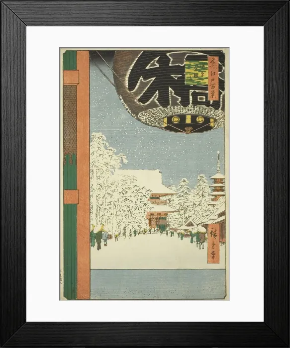 Framed Print : Kinryuzan Temple at Asakusa (Asakusa Kinryuzan), from the series One Hundred... 1856. Creator: Ando Hiroshige. Kinryuzan Temple at Asakusa (Asakusa Kinryuzan), from the series One Hundred... 1856. Creator: Ando Hiroshige Framed Print : Kinryuzan Temple at Asakusa (Asakusa Kinryuzan), from the series One Hundred... 1856. Creator: Ando Hiroshige. Kinryuzan Temple at Asakusa (Asakusa Kinryuzan), from the series One Hundred... 1856. Creator: Ando Hiroshige