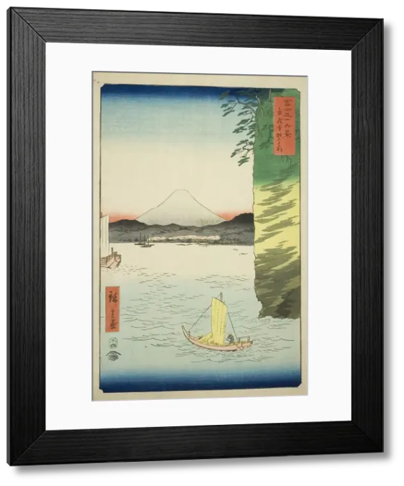 Framed Print : Honmoku in Musashi Province (Musashi Honmoku no hana), from the series Thirty-six... 1858. Creator: Ando Hiroshige. Honmoku in Musashi Province (Musashi Honmoku no hana), from the series Thirty-six... 1858. Creator: Ando Hiroshige Framed Print : Honmoku in Musashi Province (Musashi Honmoku no hana), from the series Thirty-six... 1858. Creator: Ando Hiroshige. Honmoku in Musashi Province (Musashi Honmoku no hana), from the series Thirty-six... 1858. Creator: Ando Hiroshige