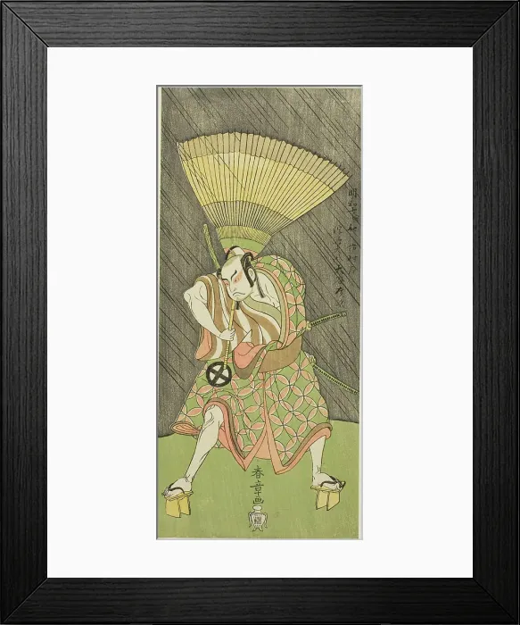 Framed Print : The Actor Otani Hiroji III, Probably as Ukishima Daihachi in the Play Shinasadame Soma... c. 1770. Creator: Shunsho Framed Print : The Actor Otani Hiroji III, Probably as Ukishima Daihachi in the Play Shinasadame Soma... c. 1770. Creator: Shunsho