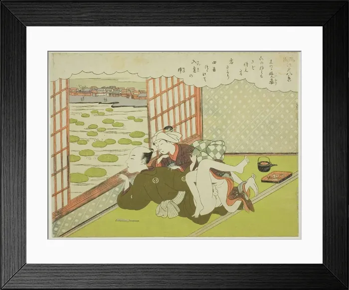 Framed Print : The Evening Mistress at Ueno (Ueno no bansho), from the series Eight Fashionable... c. 1769. Creator: Suzuki Harunobu. The Evening Mistress at Ueno (Ueno no bansho), from the series Eight Fashionable... c. 1769. Creator: Suzuki Harunobu Framed Print : The Evening Mistress at Ueno (Ueno no bansho), from the series Eight Fashionable... c. 1769. Creator: Suzuki Harunobu. The Evening Mistress at Ueno (Ueno no bansho), from the series Eight Fashionable... c. 1769. Creator: Suzuki Harunobu