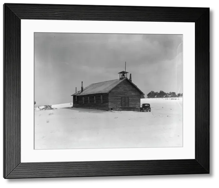 Framed Print : The church, Widtsoe, Utah, 1936. Creator: Dorothea Lange