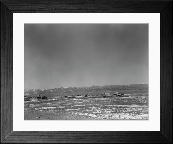 Framed Print : Widtsoe Valley purchase area, Utah, 1936. Creator: Dorothea Lange Framed Print : Widtsoe Valley purchase area, Utah, 1936. Creator: Dorothea Lange
