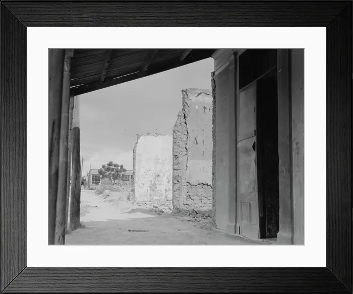 Framed Print : Scene in Tombstone, Arizona, once a thriving mining town, 1937. Creator: Dorothea Lange Framed Print : Scene in Tombstone, Arizona, once a thriving mining town, 1937. Creator: Dorothea Lange