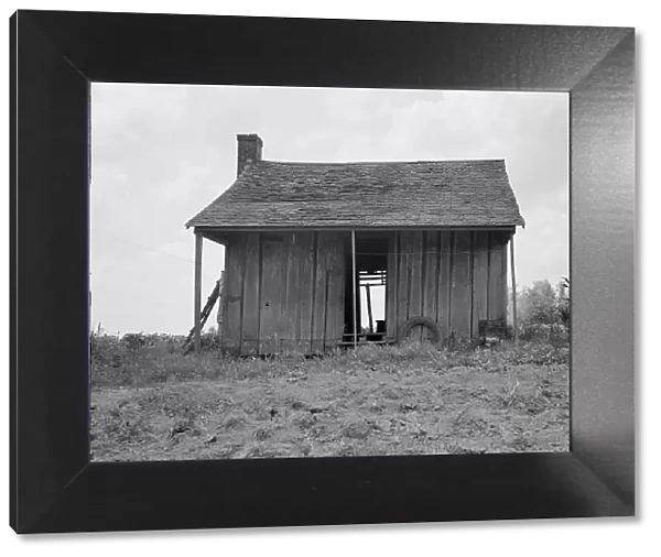 Abandoned tenant house on a mechanized plantation of the Mississippi Delta, 1937. Creator: Dorothea Lange