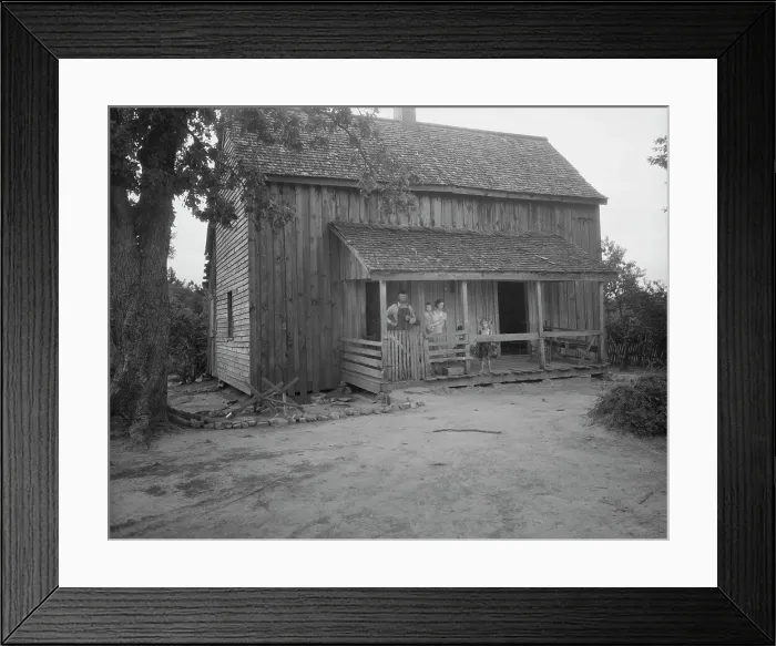 Framed Print : Tenant family...who are rural rehabilitation clients, Greene County, Georgia, 1937. Creator: Dorothea Lange Framed Print : Tenant family...who are rural rehabilitation clients, Greene County, Georgia, 1937. Creator: Dorothea Lange