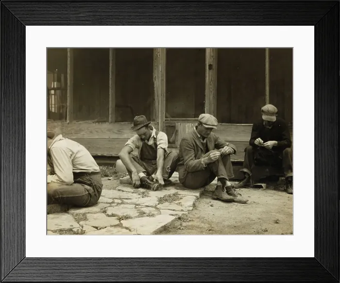 Framed Print : Texas tenant farmers who have been displaced from their land by tractor farming, 1937. Creator: Dorothea Lange Framed Print : Texas tenant farmers who have been displaced from their land by tractor farming, 1937. Creator: Dorothea Lange