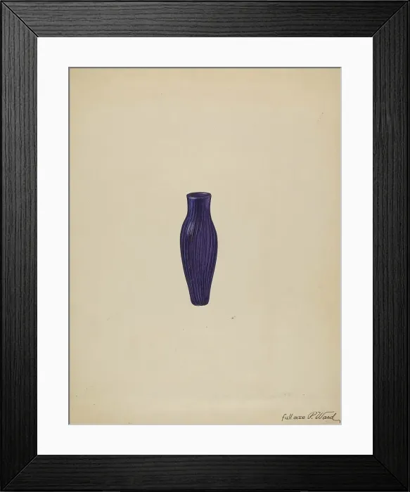 Framed Print : Scent Bottle, 1935 / 1942. Creator: Paul Ward Framed Print : Scent Bottle, 1935 / 1942. Creator: Paul Ward