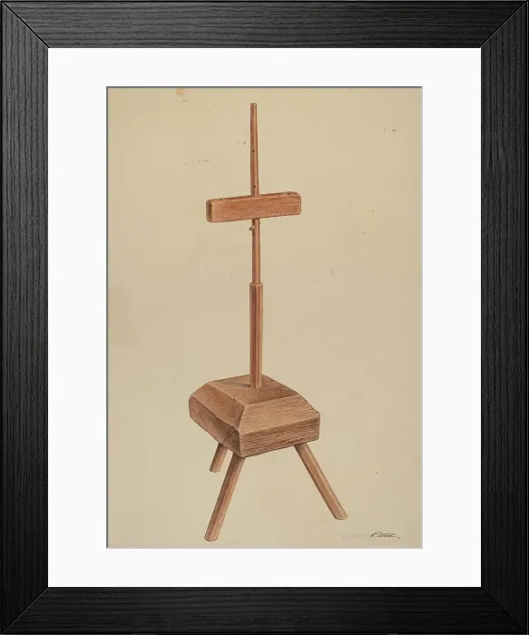 Framed Print : Candle Stand, c. 1938. Creator: Paul Ward Framed Print : Candle Stand, c. 1938. Creator: Paul Ward