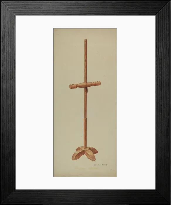 Framed Print : Candle Stand, c. 1938. Creator: Paul Ward Framed Print : Candle Stand, c. 1938. Creator: Paul Ward