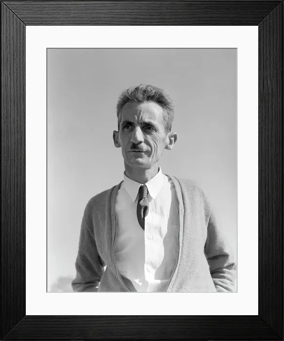 Framed Print : Tom Collins, manager of Kern County migrant camp, California, 1936. Creator: Dorothea Lange Framed Print : Tom Collins, manager of Kern County migrant camp, California, 1936. Creator: Dorothea Lange