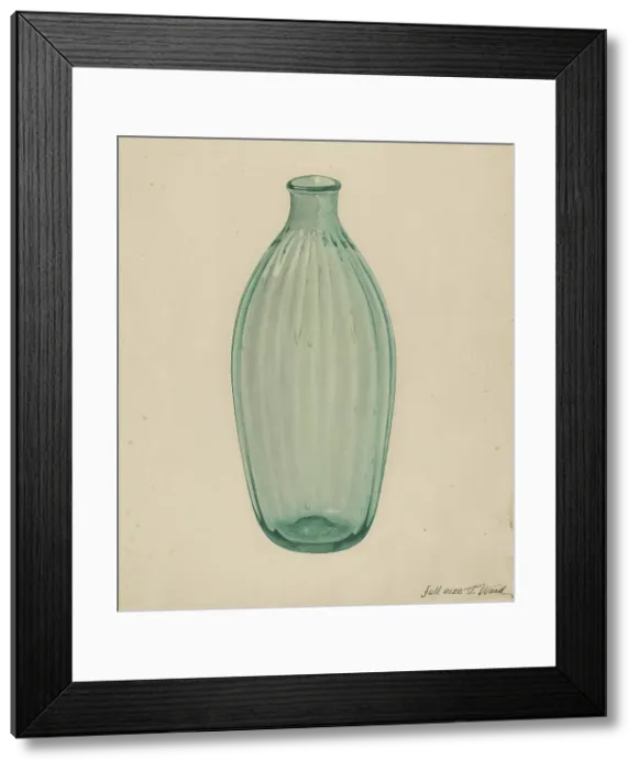 Framed Print : Toilet Bottle, c. 1937. Creator: Paul Ward Framed Print : Toilet Bottle, c. 1937. Creator: Paul Ward