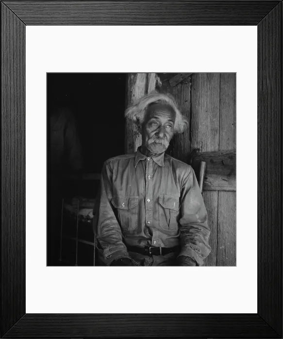 Framed Print : Bob Lemmons, Carrizo Springs, Texas. Born a slave about 1850, south of San Antonio, 1936. Creator: Dorothea Lange Framed Print : Bob Lemmons, Carrizo Springs, Texas. Born a slave about 1850, south of San Antonio, 1936. Creator: Dorothea Lange