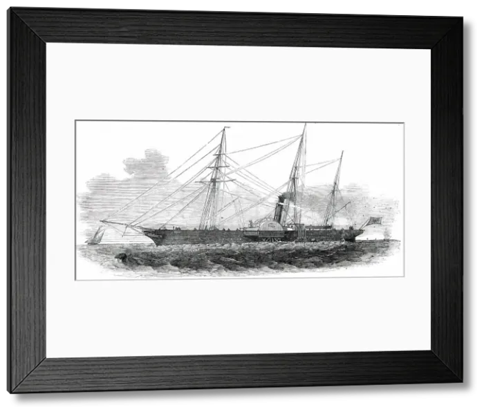 Framed Print : The Emperor of Russia's Steam-Yacht Peterhoff, 1850. Creator: Unknown. The Emperor of Russia's Steam-Yacht Peterhoff, 1850. Creator: Unknown Framed Print : The Emperor of Russia's Steam-Yacht Peterhoff, 1850. Creator: Unknown. The Emperor of Russia's Steam-Yacht Peterhoff, 1850. Creator: Unknown