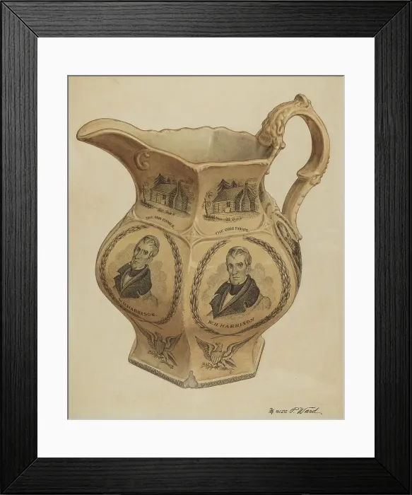 Framed Print : Pitcher, c. 1937. Creator: Paul Ward Framed Print : Pitcher, c. 1937. Creator: Paul Ward