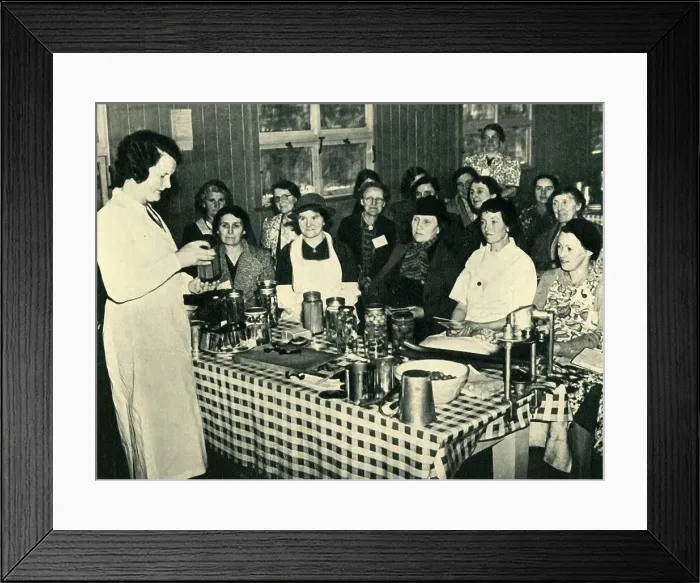 Framed Print : Fruit Bottling, 1943. Creator: Unknown Framed Print : Fruit Bottling, 1943. Creator: Unknown