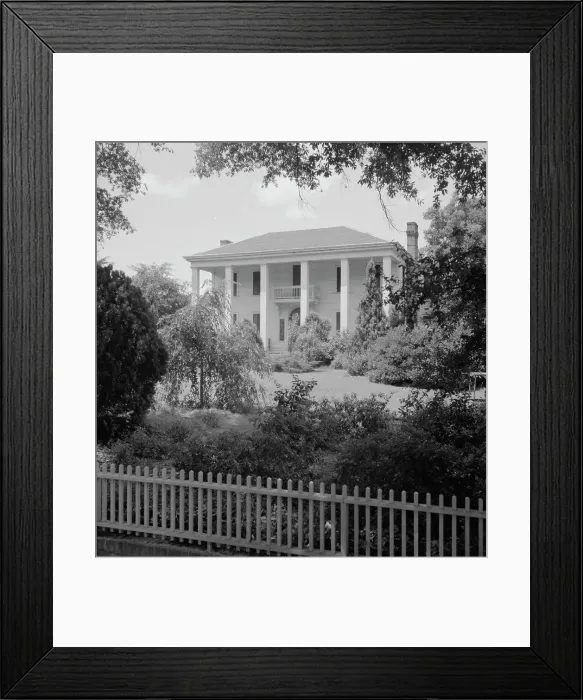Framed Print : Plantation owner's home, Marshallville, Georgia, 1937. Creator: Dorothea Lange Framed Print : Plantation owner's home, Marshallville, Georgia, 1937. Creator: Dorothea Lange