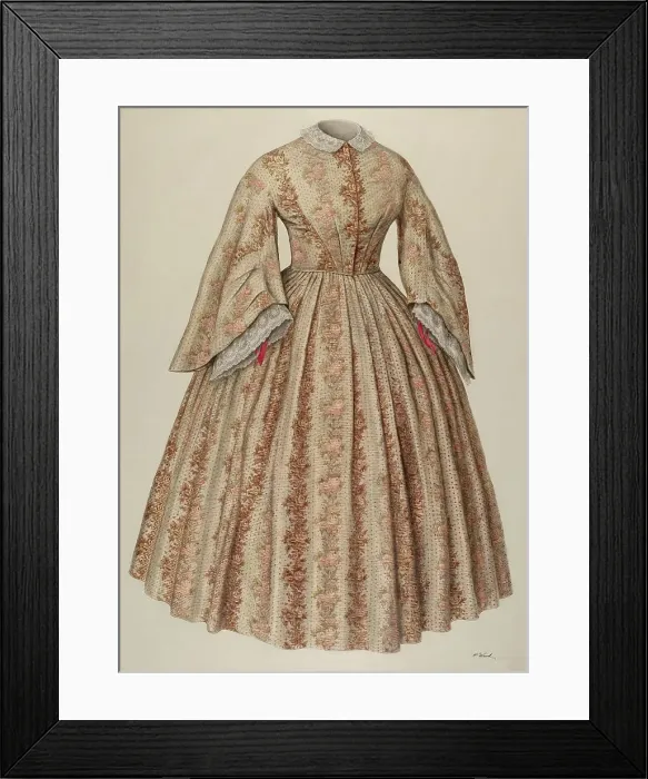 Framed Print : Dress, c. 1940. Creator: Paul Ward Framed Print : Dress, c. 1940. Creator: Paul Ward